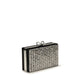 Self-Portrait Silver Glass Clutch Bag
