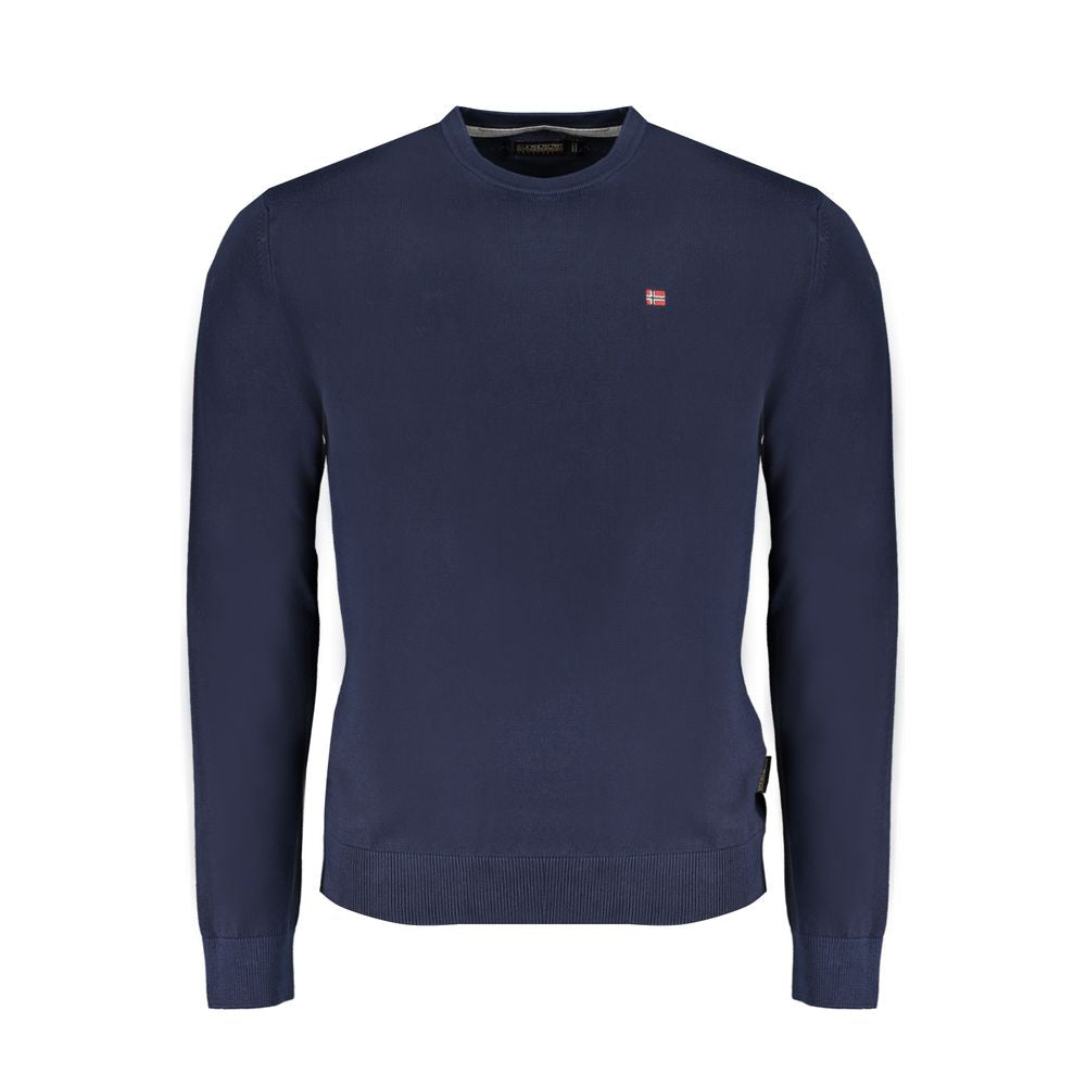 Napapijri Blue Cotton Men's Sweater