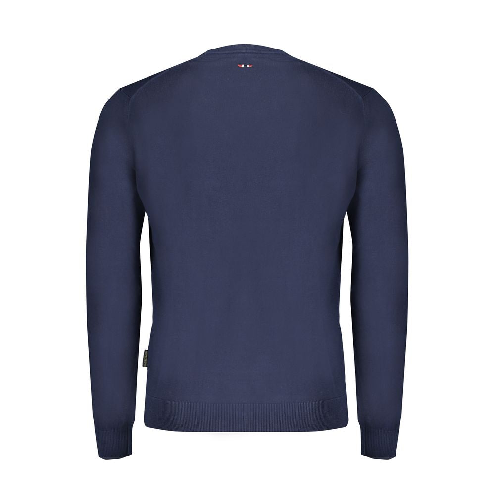 Napapijri Blue Cotton Men's Sweater
