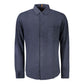Hugo Boss Blue Cotton Men's Shirt