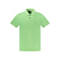 Hugo Boss Green Cotton Men's Polo