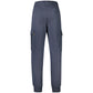 Hugo Boss Blue Cotton Men's Trouser