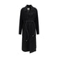Max Mara Black Wool Oves Aries Coat