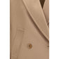 Max Mara Beige Wool Oves Aries Coat