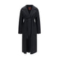 Max Mara Black Wool Oves Aries Coat
