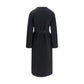 Max Mara Black Wool Oves Aries Coat