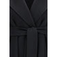 Max Mara Black Wool Oves Aries Coat