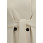 Max Mara White Wool Oves Aries Coat