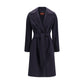 Max Mara Blue Wool Oves Aries Coat