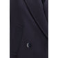 Max Mara Blue Wool Oves Aries Coat