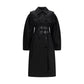 Ganni Black Nylon Coat