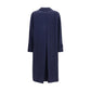 Blazé Milano Blue Wool Oves Aries Coat