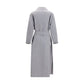 Fabiana Filippi Gray Wool Oves Aries Coat