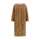 Kristina Ti Brown Polyester Coat