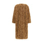 Kristina Ti Brown Polyester Coat