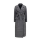 Brunello Cucinelli Gray Alpaca Vicugna Pacos Coat