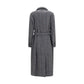 Brunello Cucinelli Gray Alpaca Vicugna Pacos Coat