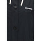 Miu Miu Black Cotton Coat