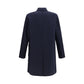 Etro Blue Wool Oves Aries Coat