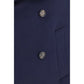 Brunello Cucinelli Blue Wool Oves Aries Coat