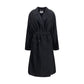 Maison Margiela Black Wool Oves Aries Coat
