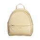 Coccinelle Beige Leather Womens Backpack