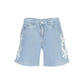 Desigual Light Blue Cotton Women's Short