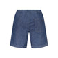 Hugo Boss Blue Cotton Bermuda Shorts