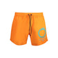 Trussardi Orange Polyester Swim Shorts