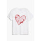 Desigual White Cotton T-Shirt