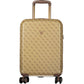 Guess Jeans Beige Plastic Luggage And Travel