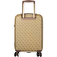 Guess Jeans Beige Plastic Luggage And Travel