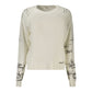 Desigual White Viscose Sweatshirt