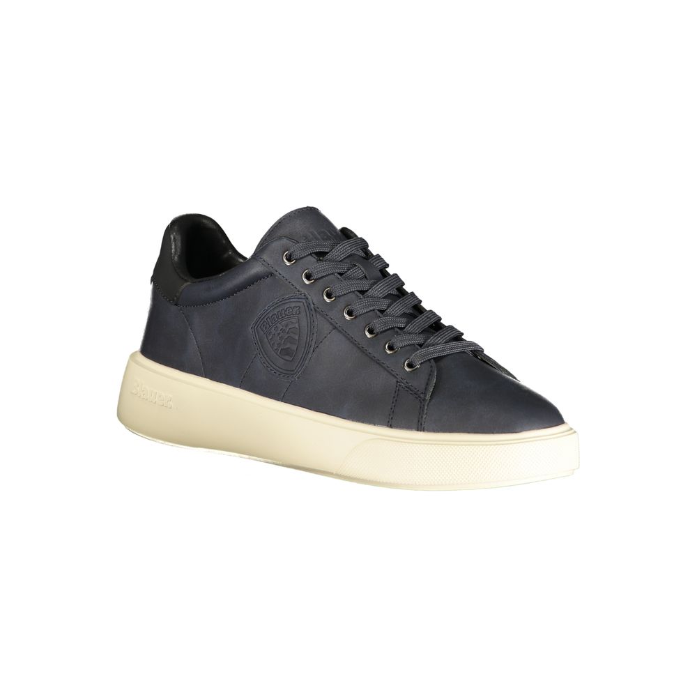 Blauer Blue Polyester Low Top Sneakers