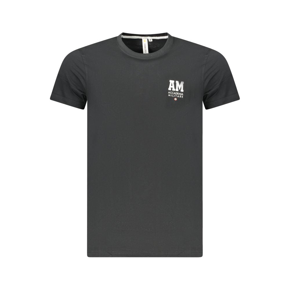 Accademia Militare Black Cotton T-Shirt