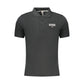 Accademia Militare Black Cotton Polo Shirt