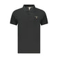 Accademia Militare Black Cotton Polo Shirt