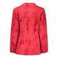 Desigual Red Polyester Blazer