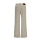 Marni Beige Cotton Flared Pants