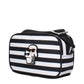 Karl Lagerfeld Black Fabric Crossbody Bag