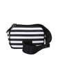 Karl Lagerfeld Black Fabric Crossbody Bag