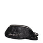 Karl Lagerfeld Black Leather Backpack