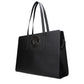 Karl Lagerfeld Black Leather Shoulder Bag