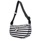 Karl Lagerfeld Black Fabric Crossbody Bag