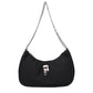 Karl Lagerfeld Black Fabric Shoulder Bag