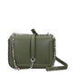 Karl Lagerfeld Green Leather Crossbody Bag
