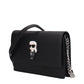 Karl Lagerfeld Black Polyethylene Crossbody Bag