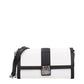 Karl Lagerfeld White Leather Clutch Bag