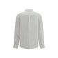 Lardini White Silk Dress Shirt