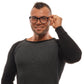 Ermenegildo Zegna Blue Plastic Glasses (Frames)